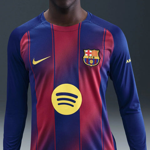 FC Barcelona 25/26 Stadium Home Long-Sleeve
